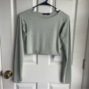 Nasty Gal Cropped Cut-Out Top